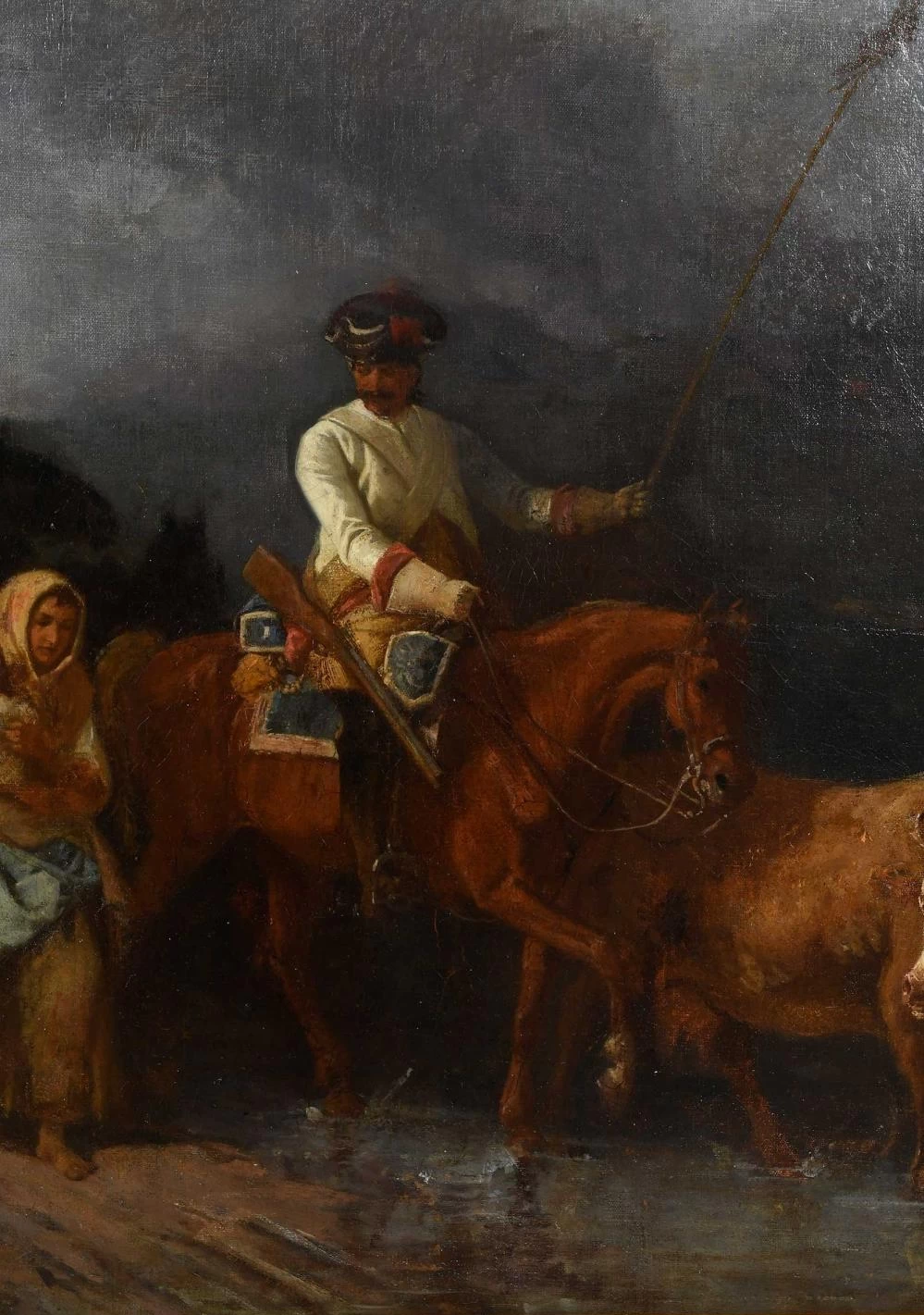 Stephen Austin attraversa il confine con il Texas - dettaglio